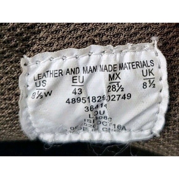 WONDERLITE Lou Shoes Mens 9.5 W Wide Width Brown Leather Casual Oxford Comfort - Picture 10 of 10